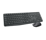 Teclado + mouse Logitech mk235 inalámbrico ingles internacional