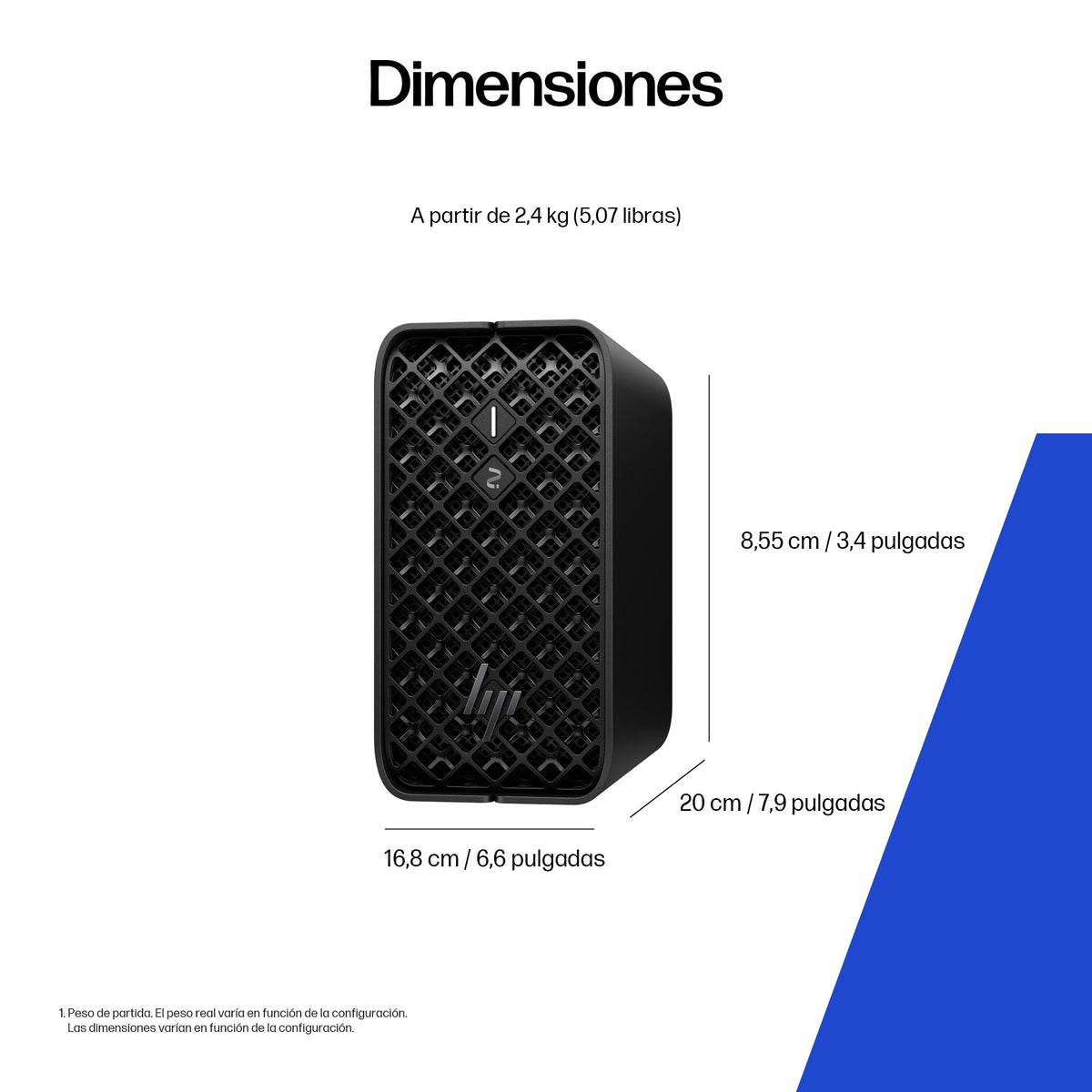 Mini ordenador Hp z2 mini g1a wsl2 ds raimp - 390 32GB SSD 1TB