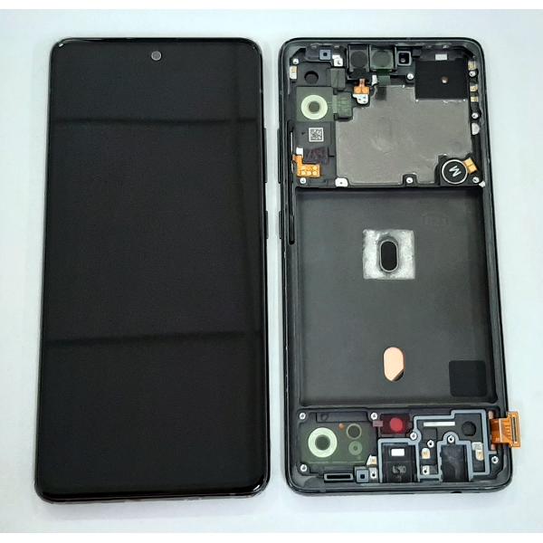 Pantalla lcd para Samsung Galaxy A51 5G SM-A516 GH82-23100A mas tactil negro mas marco negro Service Pack