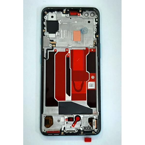 Pantalla lcd para Oneplus Nord mas tactil negro mas marco azul calidad premium