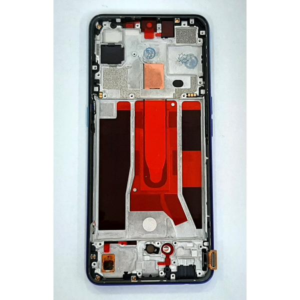 Pantalla lcd para Oppo Find X2 lite mas tactil negro mas marco azul calidad premium