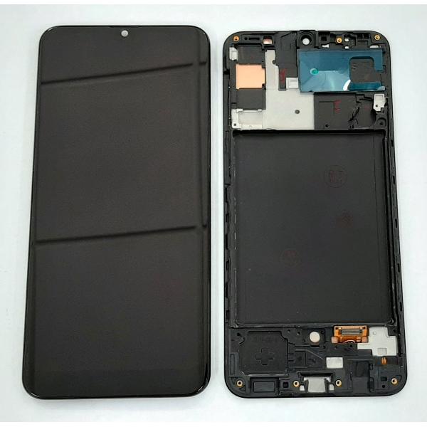 Pantalla lcd para Samsung Galaxy A30S A307 mas tactil negro mas marco negro calidad incell