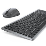 Kit teclado + mouse raton Dell km7120w wireles inalambrico gris titanio