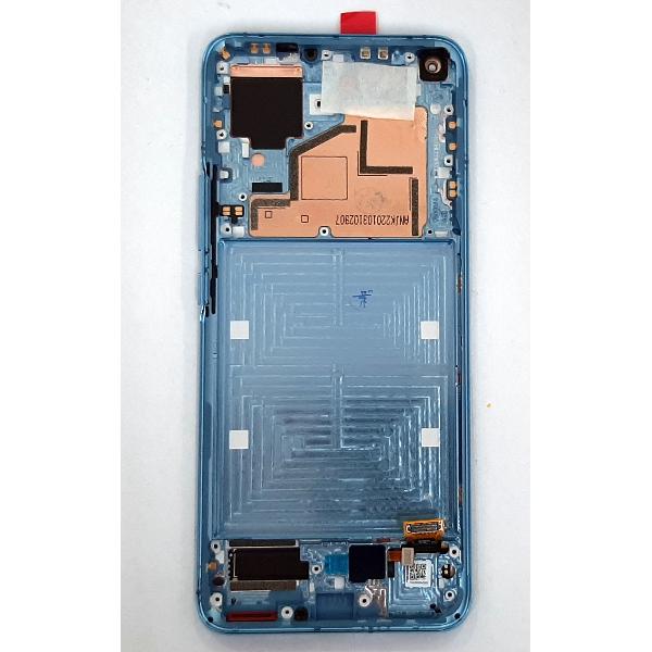 Pantalla lcd para Xiaomi MI 11 5G mas tactil negro mas marco azul calidad premium