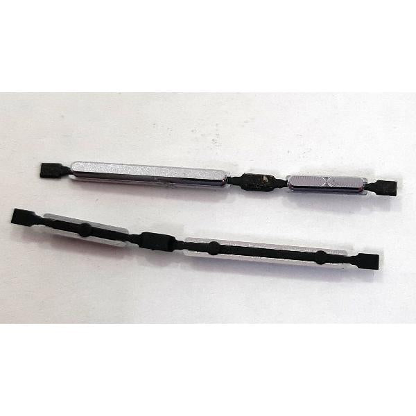 Set botones gris para Huawei Mediapad M3 Lite 10.0 Bah-w09 Bah-al00 calidad premium