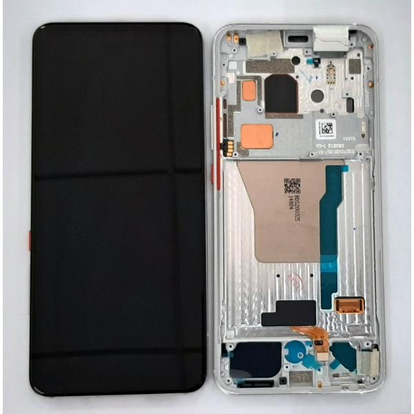 Pantalla lcd para Xiaomi Pocophone F2 Pro / Redmi K30 Pro mas tactil negro mas marco plata Service Pack