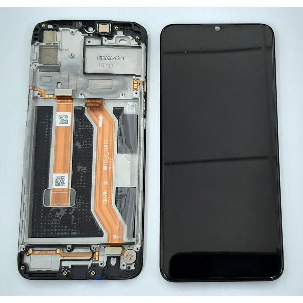 Pantalla lcd para Realme 6I mas tactil negro mas marco negro Service Pack