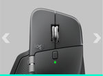 Logitech MX Master 4 for Business 8000 DPI 6 botones Bluetooth + 2.4GHz láser Ratón inalámbrico ergonómico