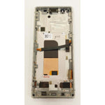 Pantalla LCD para Sony Xperia 5 mas tactil negro mas marco plata calidad premium
