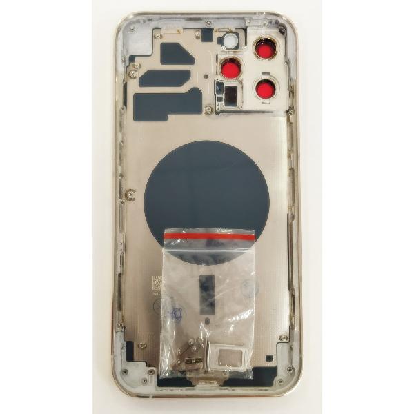 Carcasa central o marco blanco para iPhone 12 Pro Max mas tapa bateria mas lente camara
