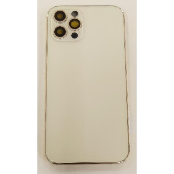 Carcasa central o marco blanco para IPhone 12 Pro A2407 A2341 A2406 A2408 mas tapa trasera mas cubierta