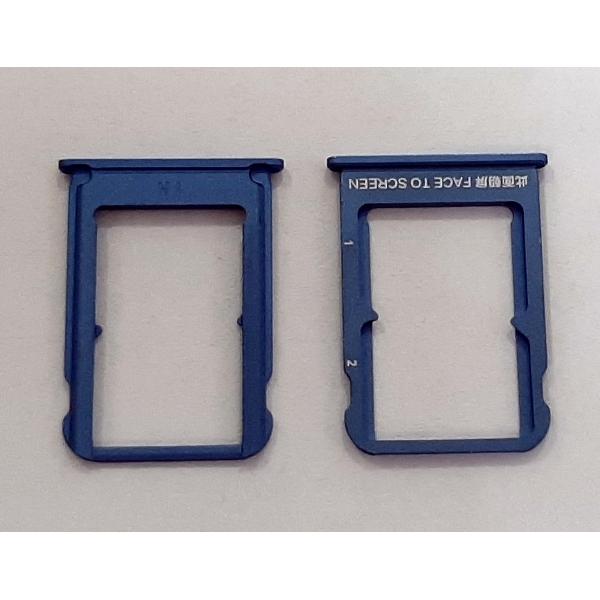 Soporte o bandeja dual sim azul para Xiaomi Mi 8 Pro mi8 pro mi 8pro calidad premium