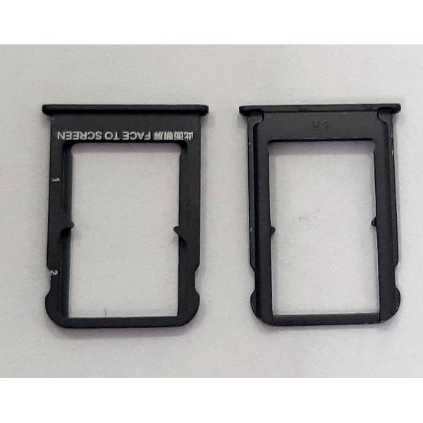 Soporte o bandeja dual sim negra para Xiaomi Mi 8 Pro mi8 pro mi 8pro calidad premium