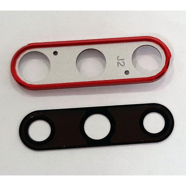 Cubierta camara roja para Huawei P Smart Pro 2019 calidad premium