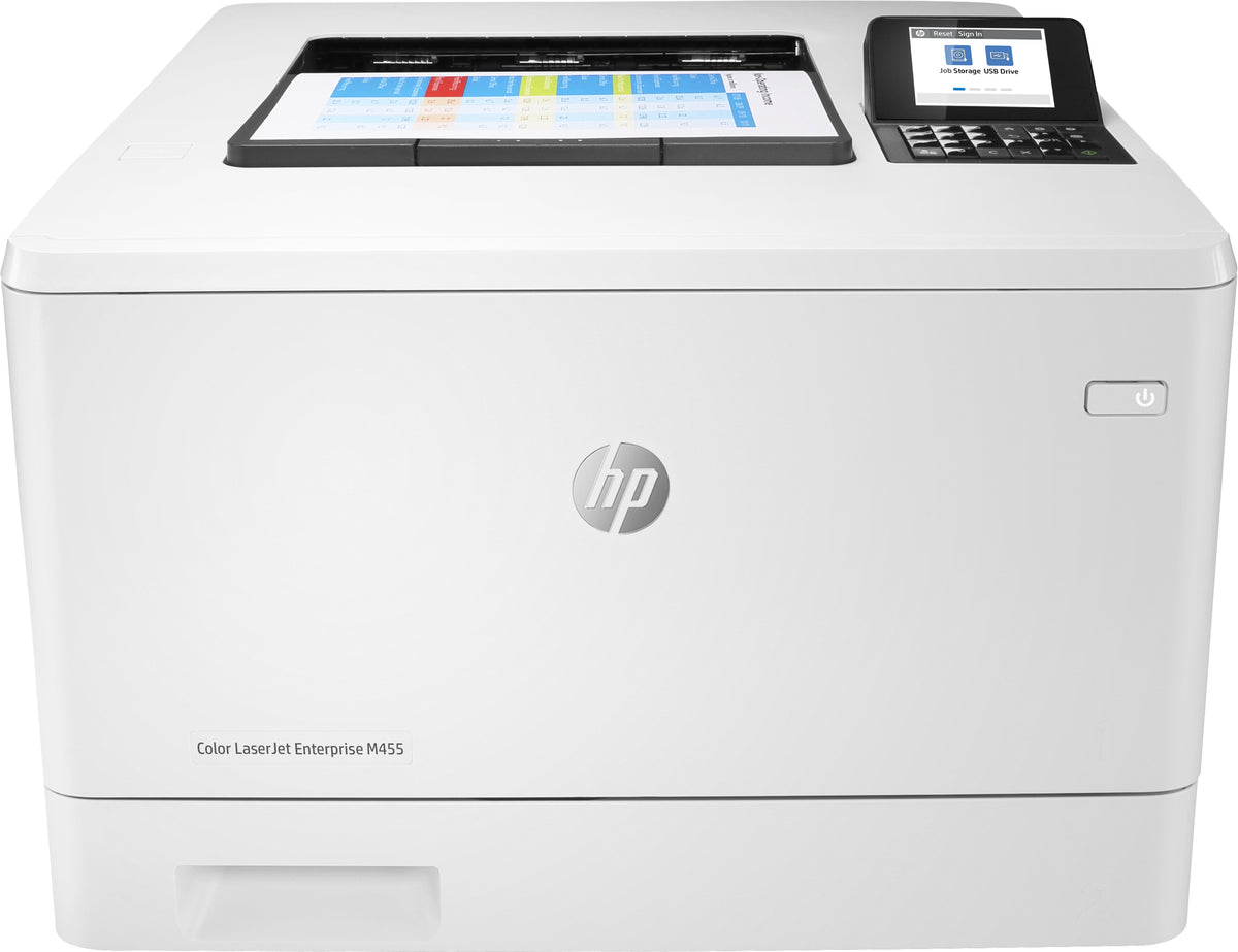 Impresora Hp laser color laserjet enterprise m455dn a4 · 27ppm · 1.25GB · USB · red · WiFi · duplex
