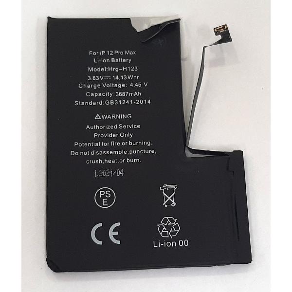 Bateria HRG-H123 3687mah para IPhone 12 Pro Max A2342 A2410 A2411 A2412
