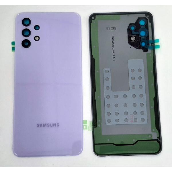 Tapa trasera o tapa bateria violeta para Samsung A32 5G SM-A326 GH82-25080D Service Pack