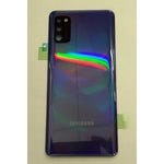 Tapa trasera o tapa bateria azul para Samsung Galaxy A41 A415F GH82-22585D Service Pack
