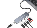 Docking station Conceptronic USB tipo c 6 en 1