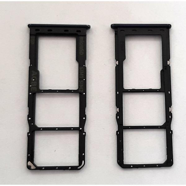 Soporte o bandeja dual sim negra para Samsung Galaxy A32 SM-A325 calidad premium