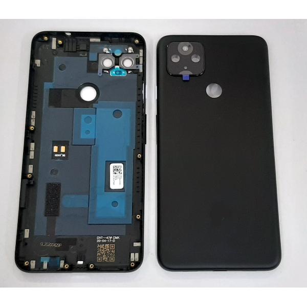Tapa trasera o tapa bateria negra para Google Pixel 4A 5G mas cubierta camara