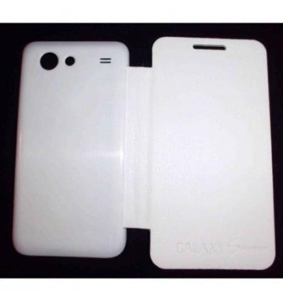 Samsung Galaxy S Advance I9070 FLIP Cover Blanco