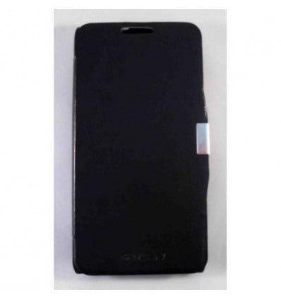 BQ Aquaris 5.7 Flip Cover con iman carcasa azul marino