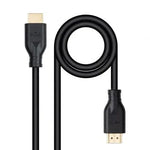 Cable HDMI 2.0 4K CCS Nanocable 10.15.3905/ HDMI Macho - HDMI Macho/ 5m/ Negro - PixelPlaza