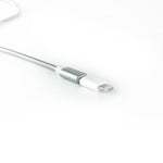 Adaptador Micro USB 2.0 Lightning Nanocable 10.10.4100/ Micro USB Hembra - Lightning Macho/ Blanco