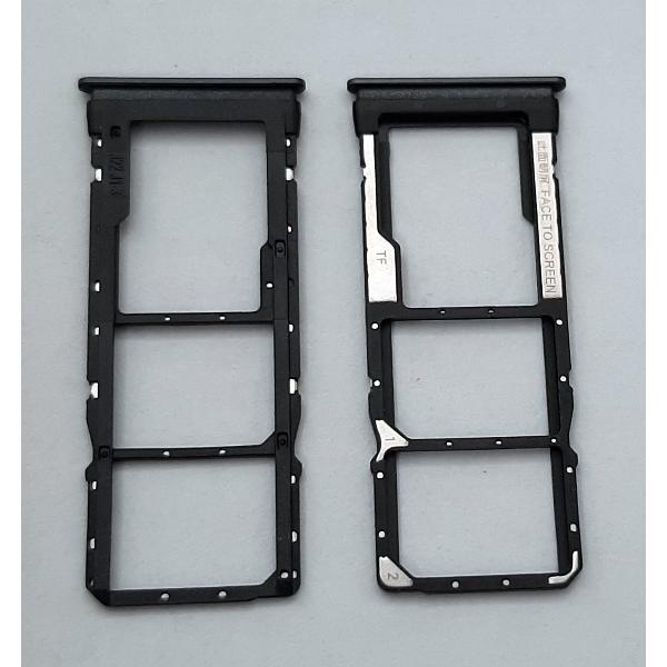 Soporte o bandeja sim negra para Xiaomi Redmi Note 9T 5G calidad premium