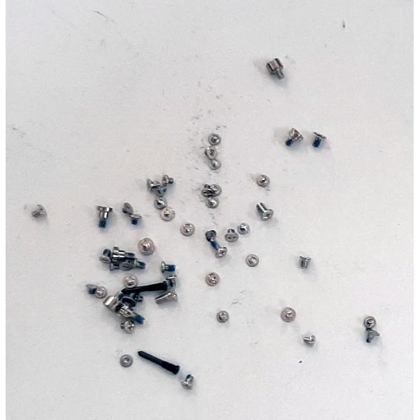 Set tornillos negros para IPhone 12 Mini A2399 A2176 A2398 A2400 calidad premium