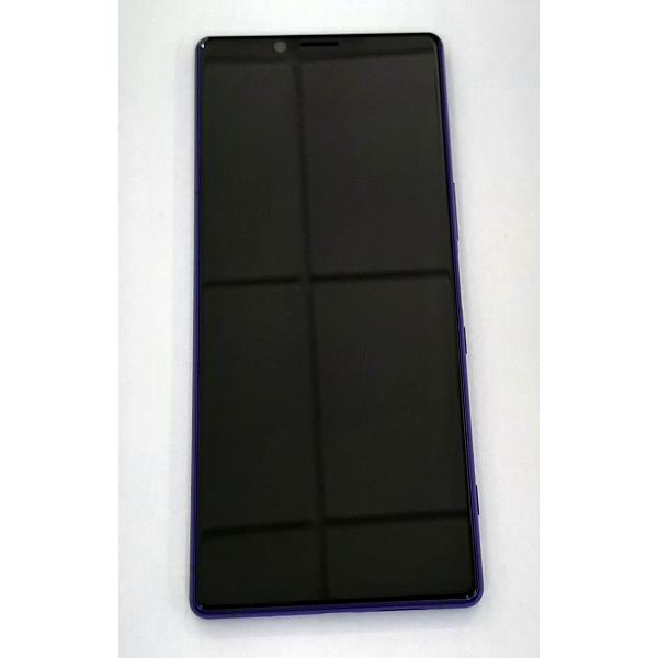 Pantalla lcd para Sony XPeria 1 XZ4 J9110 mas tactil negro mas marco purpura calidad premium