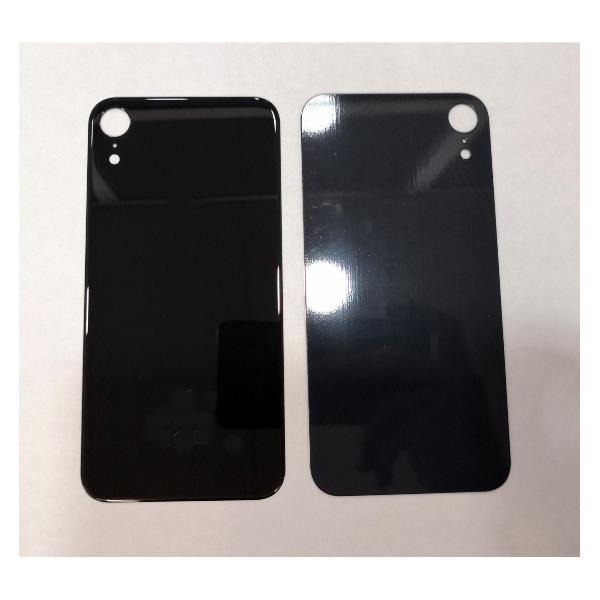 Tapa trasera o tapa bateria negra facil instalacion para IPhone XR A2105 A2108