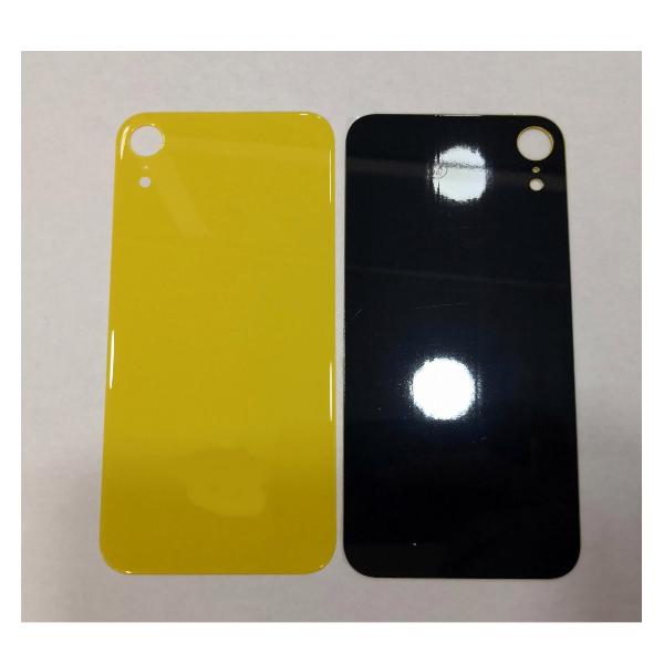 Tapa trasera o tapa bateria amarailla facil instalacion para IPhone XR A2105 A2108