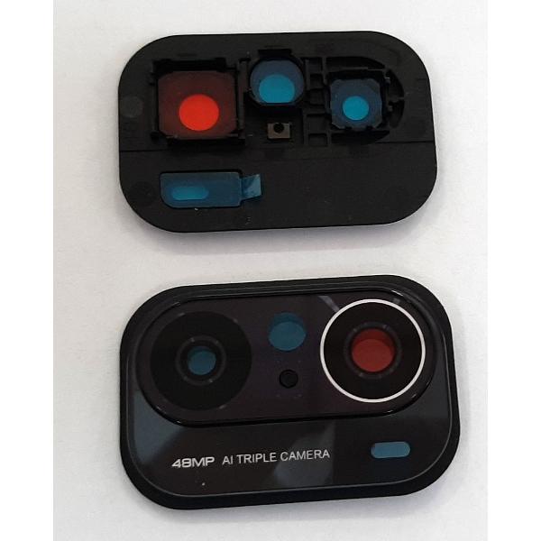 Cubierta camara negra para Xiaomi Poco F3 calidad premium