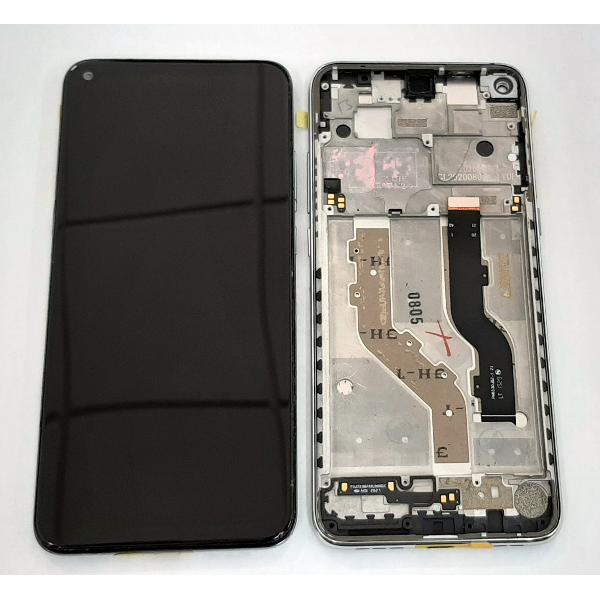 Pantalla LCD para TCL 10L T770H mas tactil negro mas marco plata calidad premium