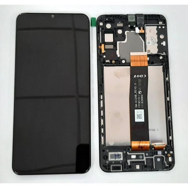 Pantalla lcd para Samsung Galaxy A32 5G SM-A326B GH82-25121A mas tactil negro mas marco negro Service pack
