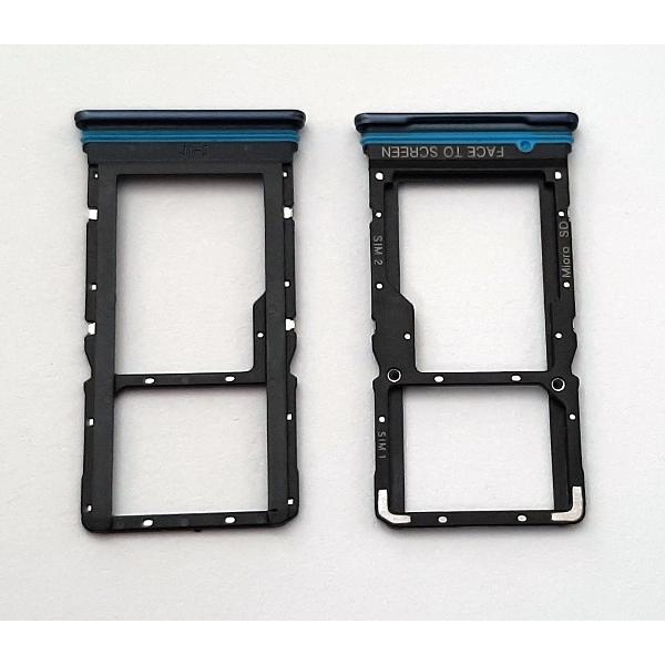 Soporte o bandeja sim negra para Xiaomi Redmi Note 9 5G calidad premium