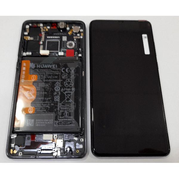 Pantalla lcd para Huawei P30 02354HLT mas tactil negro mas marco negro mas bateria mas vibrador mas Auricular Servi