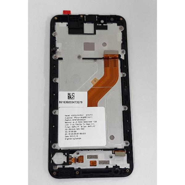 Pantalla lcd para TP-Link Neffos C7 Lite mas tactil negro mas marco negro calidad premium