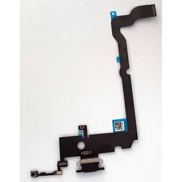 Flex puerto carga negro para iPhone XS MAX A2101 A2104 compatible