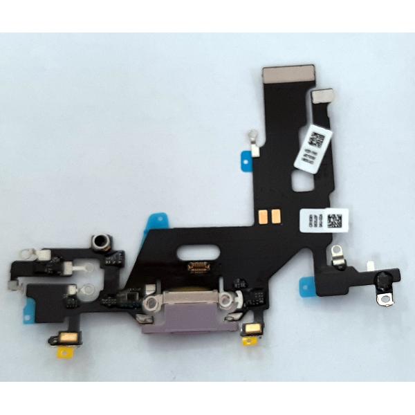 Flex puerto carga purpura para IPhone 11 A2111 A2221 A2223 compatible