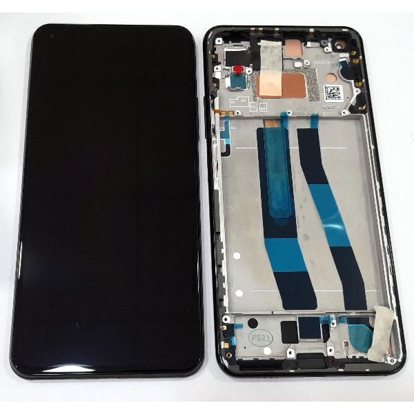 Pantalla lcd para Xiaomi Mi 11 Lite  5G 56000K00K900 mas tactil negro mas marco negro Service Pack Premium