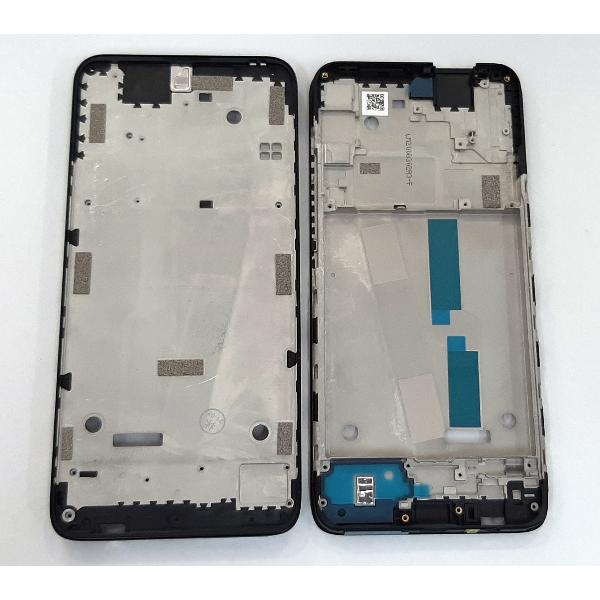 Carcasa central o marco negro para Motorola Moto One Fusion plus calidad premium