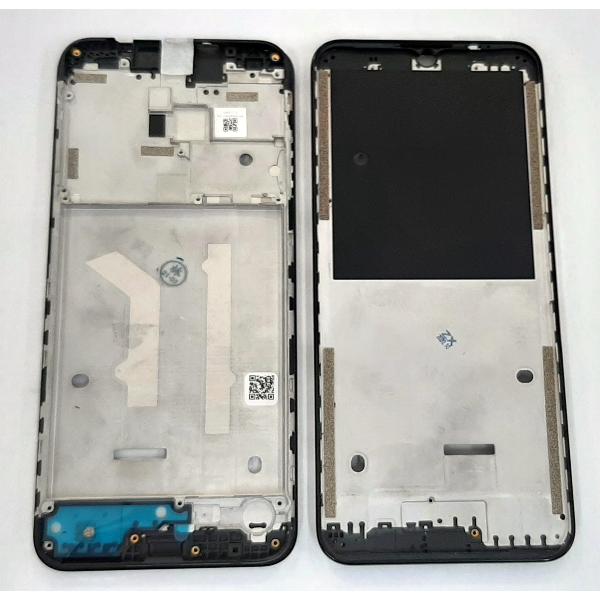 Carcasa central o marco negro para Motorola Moto G9 Play calidad premium