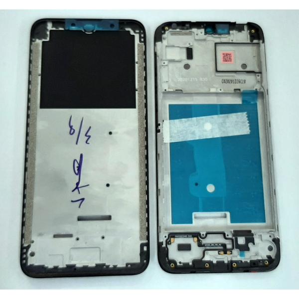 Carcasa central o marco negro para Motorola Moto E7 Power calidad premium