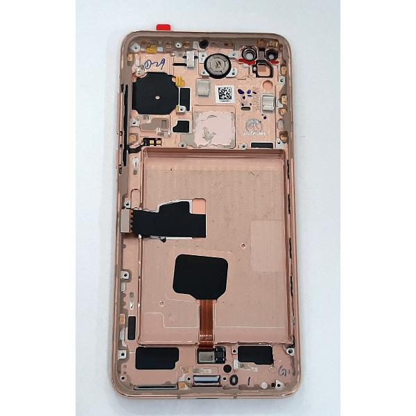 Pantalla lcd para Huawei P40 mas tactil negro mas marco dorado calidad premium