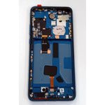 Pantalla lcd para Huawei P40 Pro ELS-NX9 ELS-N04 mas tactil negro mas marco azul calidad premium