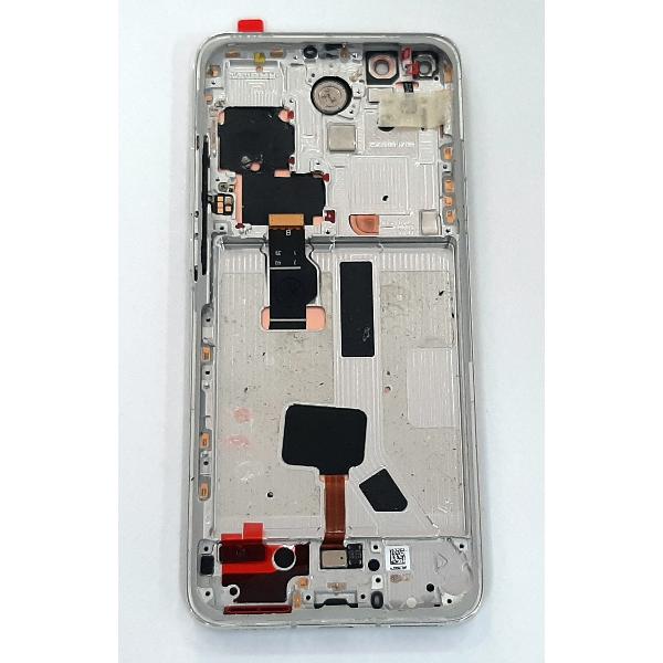 Pantalla lcd para Huawei P40 Pro ELS-NX9 ELS-N04 mas tactil negro mas marco plata calidad premium