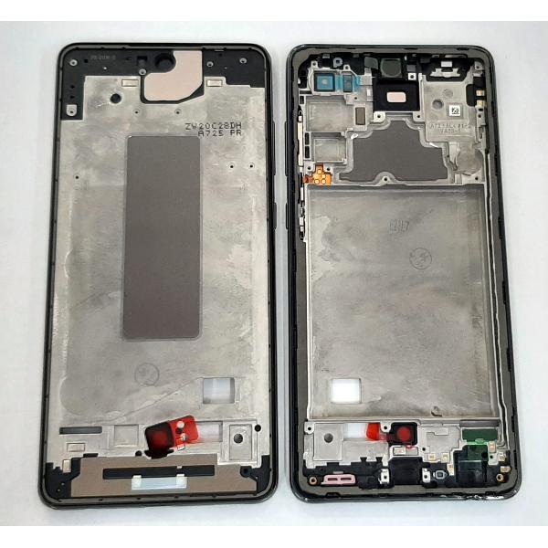 Carcasa central o marco negro para Samsung Galaxy A72 SM-A725 calidad premium